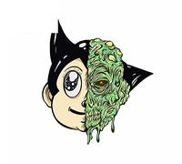 13 cm x 11,6 cm per adesivi per auto paraurti cartone animato decalcomania divertente graffio occlusione impermeabile fai da te