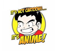 13 cm x 11,9 cm per non è cartone animato è anime adesivi per auto impermeabili tronco furgone