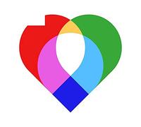 13 cm x 12,5 cm per tre colori d'amore adesivi per auto parabrezza Laotop Decal personalità
