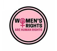 13 cm x 12,6 cm per il femminismo Adesivi per auto moto Auto Assessoires Decal Scratch Proof