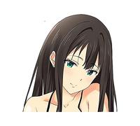 13 cm x 12,6 cm per THE IDOLM Cenerentola Ragazze Shibuya Rin Adesivi per auto Anime impermeabili