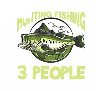 13 cm x 12,7 cm per mi piace la caccia, la pesca, gli adesivi per auto, la stanza dei bambini