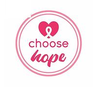13 cm x 12,7 cm per scegliere la speranza rosa cancro al seno adesivi per porte auto materiale in vinile