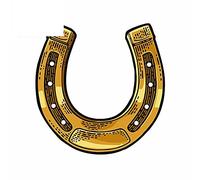 13 cm x 12,8 cm per l'autoadesivo dell'automobile di arte del fumetto dell'elemento del selvaggio West del cowboy dell'annata semplice