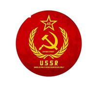 13 cm x 12,8 cm per logo URSS fai da te adesivi per auto moto vinile avvolgere l'auto anime
