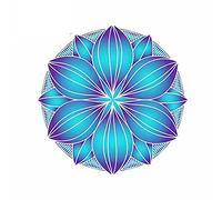 13 cm x 12,8 cm per Ohm Fiore Yoga Meditazione Adesivi per auto in vinile Personalità antigraffio
