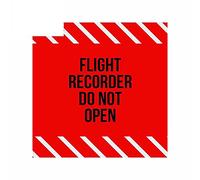 13 cm x 12,8 cm per registratore di volo non aprire adesivi per auto fini grafica fai da te