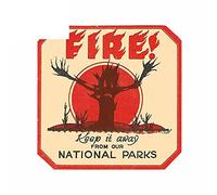 13 cm x 12,8 cm per tenere il fuoco fuori dai parchi nazionali