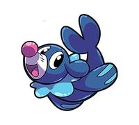 13 cm x 12,9 cm per adesivi per auto con sigillo piccolo blu