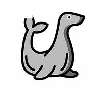 13 cm x 12 cm per sigillo grigio grigio parabrezza adesivi per auto decalcomania creativa anime impermeabile portatile