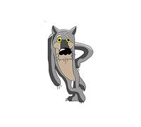 13 cm x 25,4 cm per la Russia Wolf Fine Decal Adesivi per auto da moto Materiale in vinile impermeabile