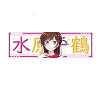 13 cm x 4,3 cm per Mizuhara Chizuru Rent a Girlfriend Anime Car Sticker Graffiti Decal