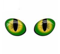 13 cm x 4,6 cm per occhi verdi animali anime adesivi per auto tronco decalcomania antigraffio