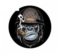 13 cm x 42,6 cm per sigaro gorilla materiale in vinile decalcomania fine adesivi per auto creativi impermeabili