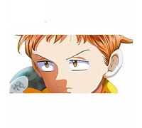 13 cm x 6,2 cm per i sette peccati capitali adesivi per auto decalcomania del bagagliaio del fumetto del parabrezza