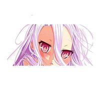 13 cm x 6,2 cm per Shiro No Game No Life Personality Creative VAN Car Stickers