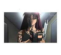 13 cm x 7,3 cm per Black Lagoon Revy Adesivi per auto divertenti Personalità Parabrezza moto Scratch