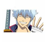 13 cm x 7,7 cm per GINTAMA adesivi per auto riparazione decalcomania laptop Windows impermeabile personalità occlusione