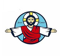 13 cm x 8,3 cm per la chiesa copta ortodossa, adesivi per auto, parabrezza, decalcomania