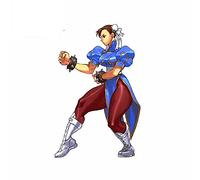 13 cm x 8,5 cm per The King of Fighters Chun Li Cartoon Car Stickers Anime