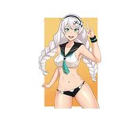 13 cm x 8,8 cm per Honkai Impact.3 adesivi per auto ragazza antigraffio fai da te
