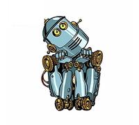 13 cm x 8,8 cm per robot Intelligenza artificiale Adesivi per auto divertenti Laptop Windows Moda fai da te