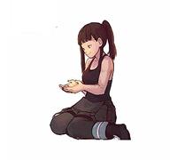 13 cm x 9,1 cm per Fire Force Maki Witch Anime decalcomania impermeabile vinile materiale portatile