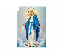 13 cm x 9,1 cm per la Vergine Maria Immacolata Concezione Cartoon VAN Adesivi per auto Paraurti adatto