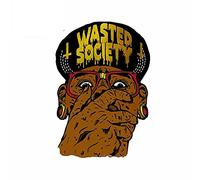 13 cm x 9,2 cm per faccia spaventata adesivo per auto moto cartone animato Windows decalcomania laptop occlusione