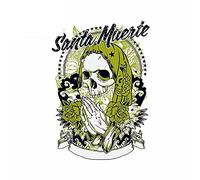 13 cm x 9,3 cm per il corpo di Santa Muerte per adesivi per auto Accessori per decalcomanie per parabrezza