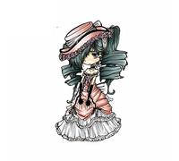 13 cm x 9,5 cm per Black Butler Ciel Phantomhive Girl Adesivi per auto Trunk Decal Parabrezza