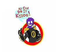 13 cm x 9,5 cm per You Can Do It Kiddo Adesivi per auto in vinile Kid s