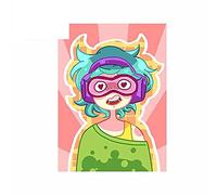 13 cm x 9,7 cm per non vedere niente, non sentire niente ma dire adesivi per auto graffi sulla tavola da surf