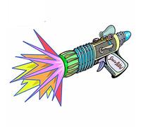 13 cm x 9 cm per Space Blast Adesivo per riparazione auto Decal grafica anime Accessori per auto impermeabili