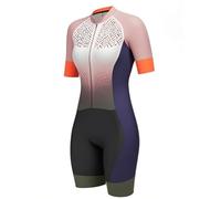 13 Colour Women's Bike Suit One-Piece Cycling Jersey Set Bicycle Short Sleeve Quick-Drying For Cycling With Pockets (1, XL)