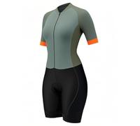 13 Colour Women's Bike Suit One-Piece Cycling Jersey Set Bicycle Short Sleeve Quick-Drying For Cycling With Pockets (5, XS)