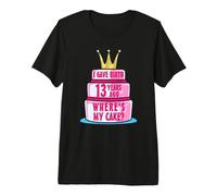 13° Compleanno Mamma I Gave Birth 13 Anni Fa Torta Maglietta Premium