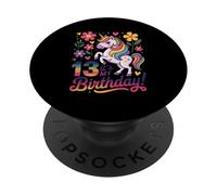 13 È il mio compleanno, il giorno magico dell'unicorno PopSockets PopGrip Adesivo