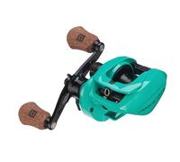 13 FISHING Modus TX2 MODTX2-7.3-RH, Mulinello da pesca baitcasting, rapporto di riduzione 7,3:1, recupero mano destra (salat dolce), colore: verde schiuma di mare