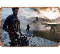 13 Hours: The Secret Soldiers of Benghazi, biographical war, soldier, James Badge Dale, Best movies of 2016, Movies #8976Funny Decor Metal Tin Sign 30,5 x 20,3 cm divertente poster in metallo