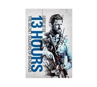 13 Hours The Secret Soldiers of Benghazi - Poster su tela, decorazione artistica da parete per soggiorno e camera da letto, 50 x 75 cm