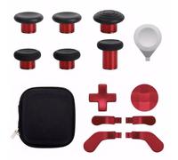 13 in 1 bacchette in metallo per controller Xbox One Elite Series 2 accessori con 6 joystick, 4 pagaie, 2 D-pad, 1 strumento di regolazione (rosso)