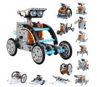 13 in 1 giocattolo solare robot giocattolo educativo STEM con 190 pezzi per bambini ragazzi ragazze a partire da 8 9 10 11 12 anni, giocattolo creativo da costruzione per scienza e tecnologia