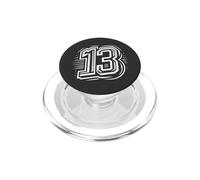 13 - Indietro - "Sfortunato ad alcuni" - Numero 13 per le squadre sportive PopSockets PopGrip per MagSafe