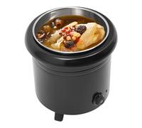 13 l, scaldamuscoli e bollitore, 400 W, elettrico, contenitore per zuppa Gastro Soup 30 - 85 °C, regolabile con inserto e coperchio, scalda cibo per buffet catering, feste