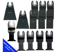 13 Lama Oscillante Multiuso Attrezzo Nero E Decker Dremel Bosch Artigiano Fein