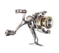 13 Libbre Pesca A Trappola per La Pesca in Acqua Salata Fishing Reel 5.2: 1 Rapporto Attrezzatura con Manico in Alluminio Flastica Liscia Ruota