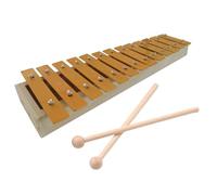 13 Note Classico Colore Legno Xilofono Tasti Metallici Ritmo A Percussione Strumento Musicale Portatile Con 2 Mazze