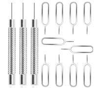 13 Pcs Spilla di Espulsione della Scheda SIM, Spilli Estrattori per Rimozione Scheda SIM, Inossidabile Strumento Rimozione Della Scheda SIM, SIM Card Pin, per Rimuovere il Vassoio Della Scheda SIM