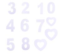 13 Pcs Stencil Per Numeri Di Torta Modelli Torte Stampi Decorazioni Decorare